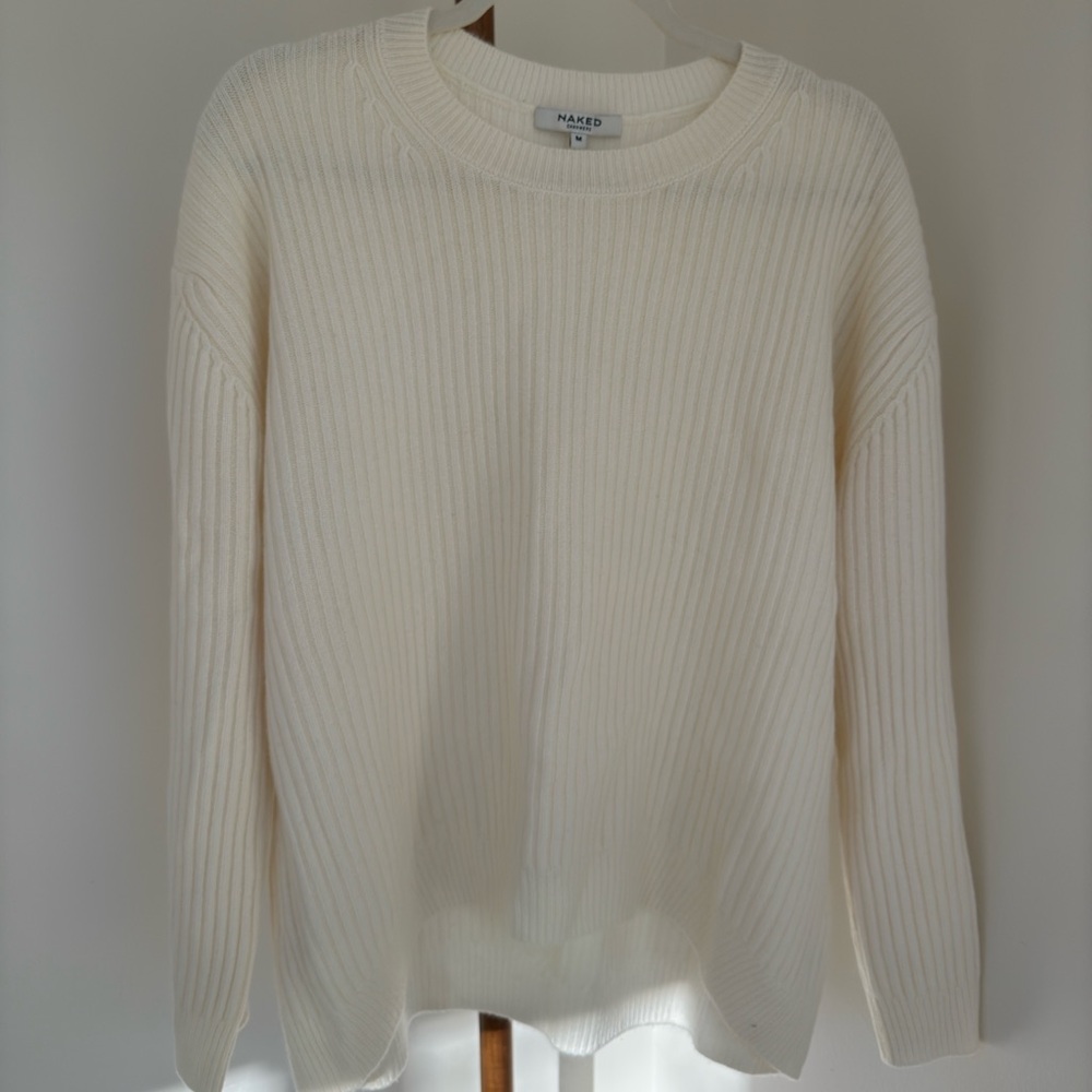 Cozy Cream Ribbed Sweater Set - Picture 2 of 6